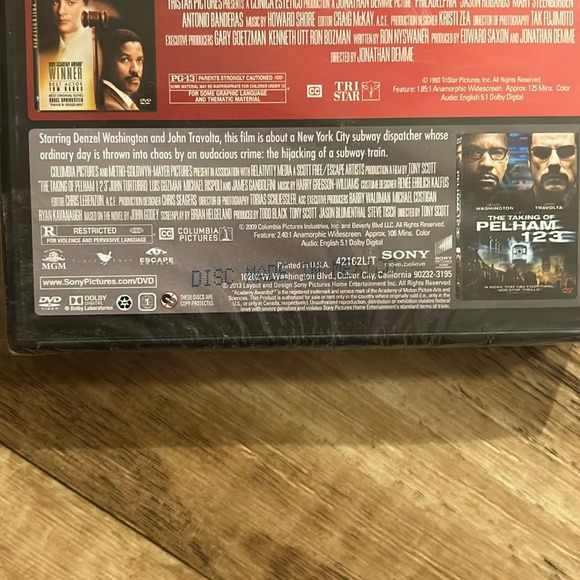 📀 NWT Denzel Washington 4-Pack Movie Bundle🍿🎥 - Picture 6 of 6